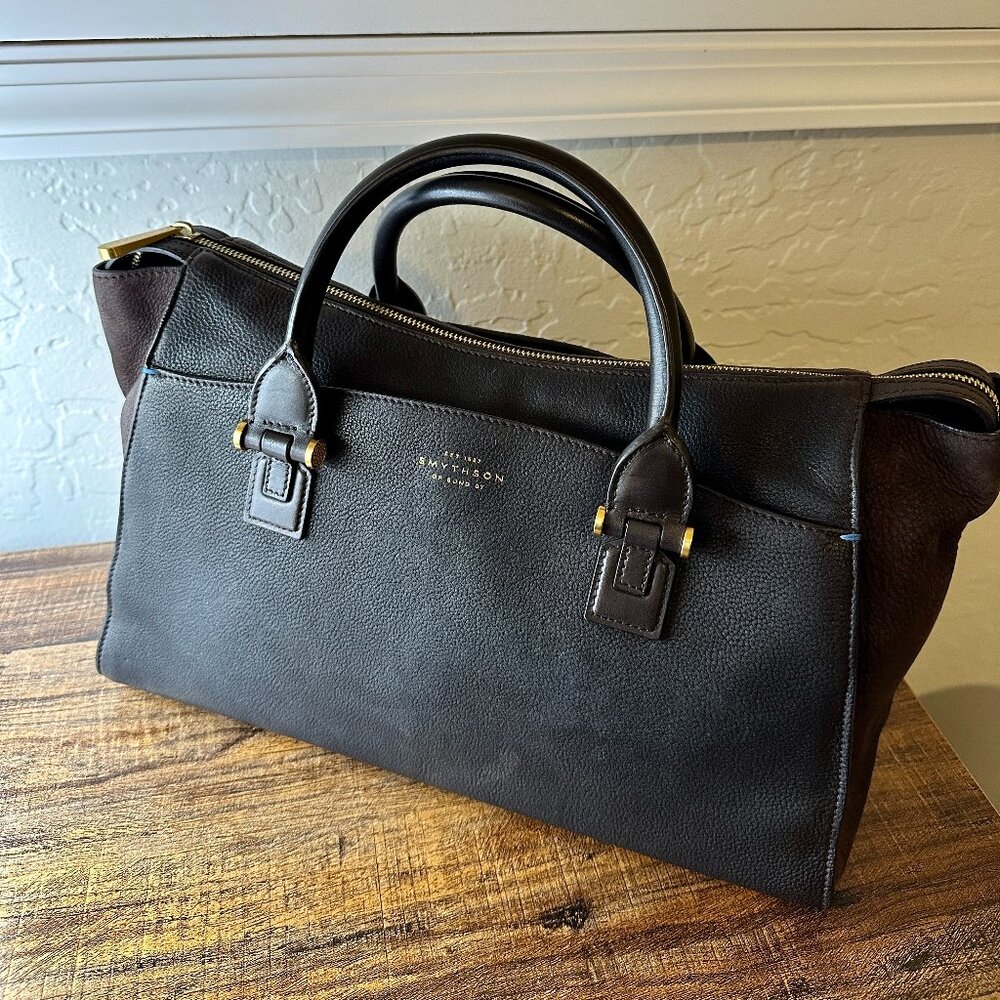 Smythson of Bond St Eliot Handbag/Tote GORGEOUS SUPPLE LEATHER